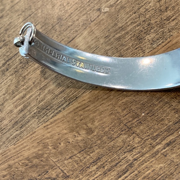 Tree of life stainless steel magnetic bracelet made from vintage spoons - Picture 3 of 11